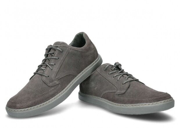 Men's shoe NAGABA 437 graphite velours leather