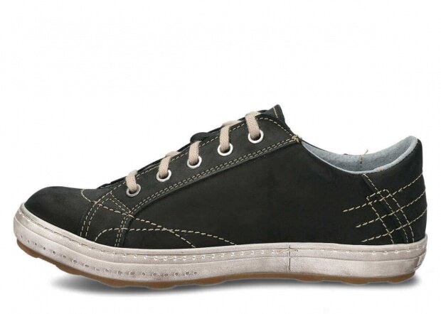 Men's shoe NAGABA 410 black crazy leather
