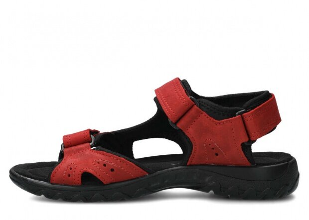 Women's sandal NAGABA 264 red samuelleather