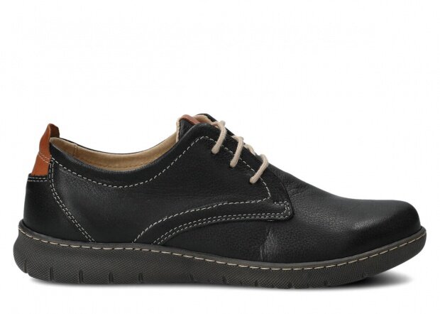 Shoe NAGABA 331 black rustic leather