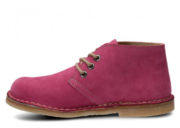 Ankle boot NAGABA 082 pink velours leather