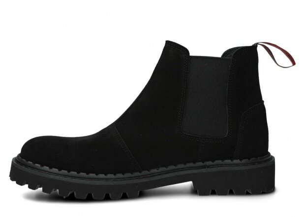Women's ankle boot NAGABA 620 black velours leather