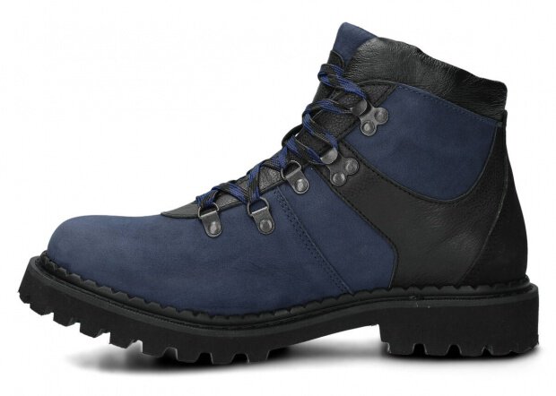 Ankle boot NAGABA 621 navy blue samuel leather