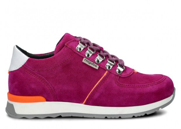 Shoe NAGABA 313 purple velours leather