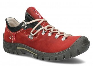 Trekking shoe NAGABA 055 red crazy leather