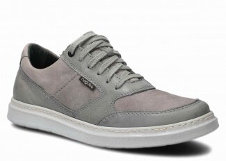 Men's shoe NAGABA 438 grey samuel leather