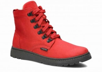Hiking boot NAGABA 097 red samuel leather