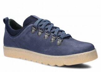 Shoe NAGABA 104 navy blue samuel leather