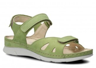 Women's sandal NAGABA 102 pistachio samuel leather