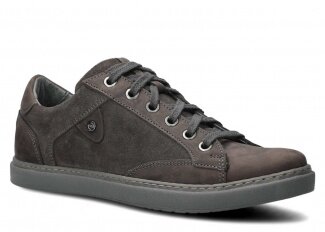 Men's shoe NAGABA 434 graphite velours leather
