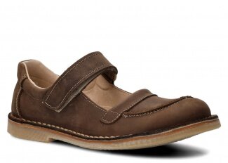 Women's shoe NAGABA 131 TOBE olive crazy leather