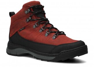 Men's trekking ankle boot NAGABA 442 red crazy leather