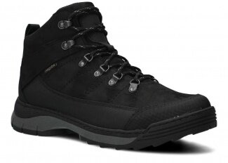 Men's trekking ankle boot NAGABA 442 black crazy leather