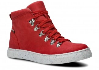 Ankle boot NAGABA 019 red parma leather