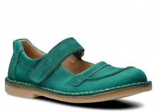 Women's shoe NAGABA 131 TOBE emerald crazy leather