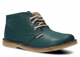 Men's ankle boot NAGABA 075 green rustic leather