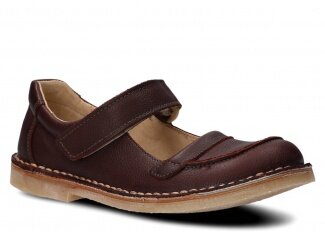 Women's shoe NAGABA 131 TOBE burgundy faeda leather