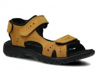 Women's sandal NAGABA 264 yellow crazy leather