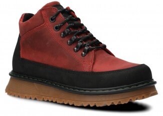 Ankle boot NAGABA 600 red crazy leather