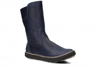 Women's ankle boot NAGABA 051 navy blue rustic leather