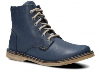 Ankle boot NAGABA 087 navy blue rustic leather