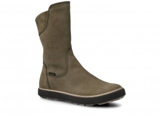 Women's ankle boot NAGABA 051 khaki samuel leather