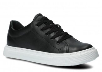 Shoe NAGABA 607 black blue leather
