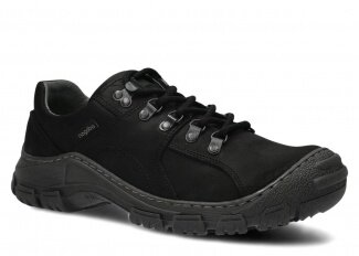 Men's shoe NAGABA 457 black crazy leather