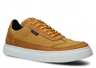 Men's shoe NAGABA 464 yellow samuel leather