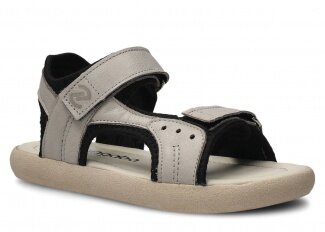 Women's sandal NAGABA 025 light ashen grey rustic leather