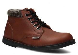 Trekking ankle boot NAGABA 079 brown cloud leather
