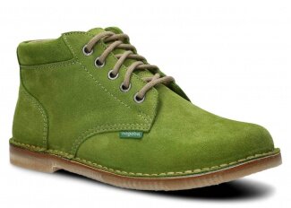 Ankle boot NAGABA 079 pistachio velours leather