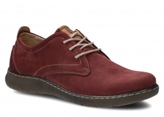 Shoe NAGABA 331 burgundy samuel leather