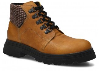 Trekking ankle boot NAGABA 114 yellow cloud leather