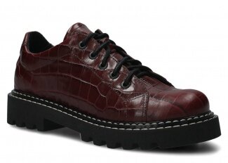 YOUTH SHOE MODEL EV907 BURGUNDY CRAZY - SIZE 39