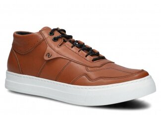 MEN ANKLE BOOTS MODEL 4301 GINGER BLUE - SIZE 42