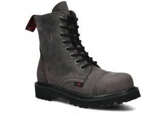 Combat booty NAGABA 8H graphite crazy leather