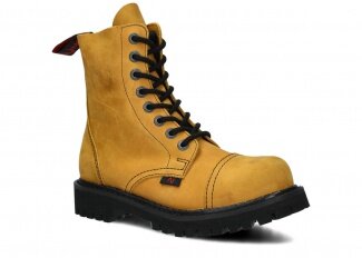 Combat booty NAGABA 8H yellow crazy leather