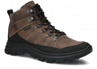 MEN SHOES MODEL 442 OLIVE CRAZY + FELT - SIZE 41
