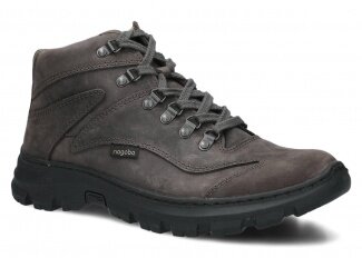 Men's ankle boot NAGABA 404 graphite crazy leather