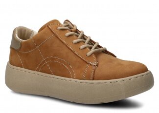 Shoe NAGABA 016 brown crazy leather