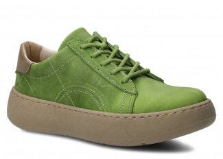 Shoe NAGABA 016 pistachio crazy leather