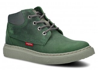 Women's ankle boot NAGABA 615 green crazy leather