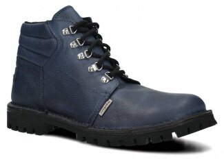 HIKING BOOT NAGABA 112 LUCZ NAVY BLUE RUSTIC LEATHER  + FELT - 44