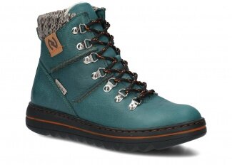 Women's ankle boot NAGABA 329 green rustic leather