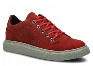 Shoe NAGABA 618 red crazy leather