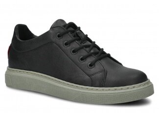 Shoe NAGABA 618 black rustic leather