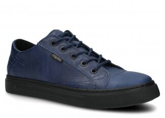 Men's shoe NAGABA 411 navy blue cloud leather