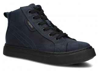 Ankle boot NAGABA 252 navy blue crazy leather