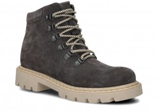 WOMEN ANKLE BOOTS EVENEMENT MODEL 2810 GREY SAMUE - SIZE 37